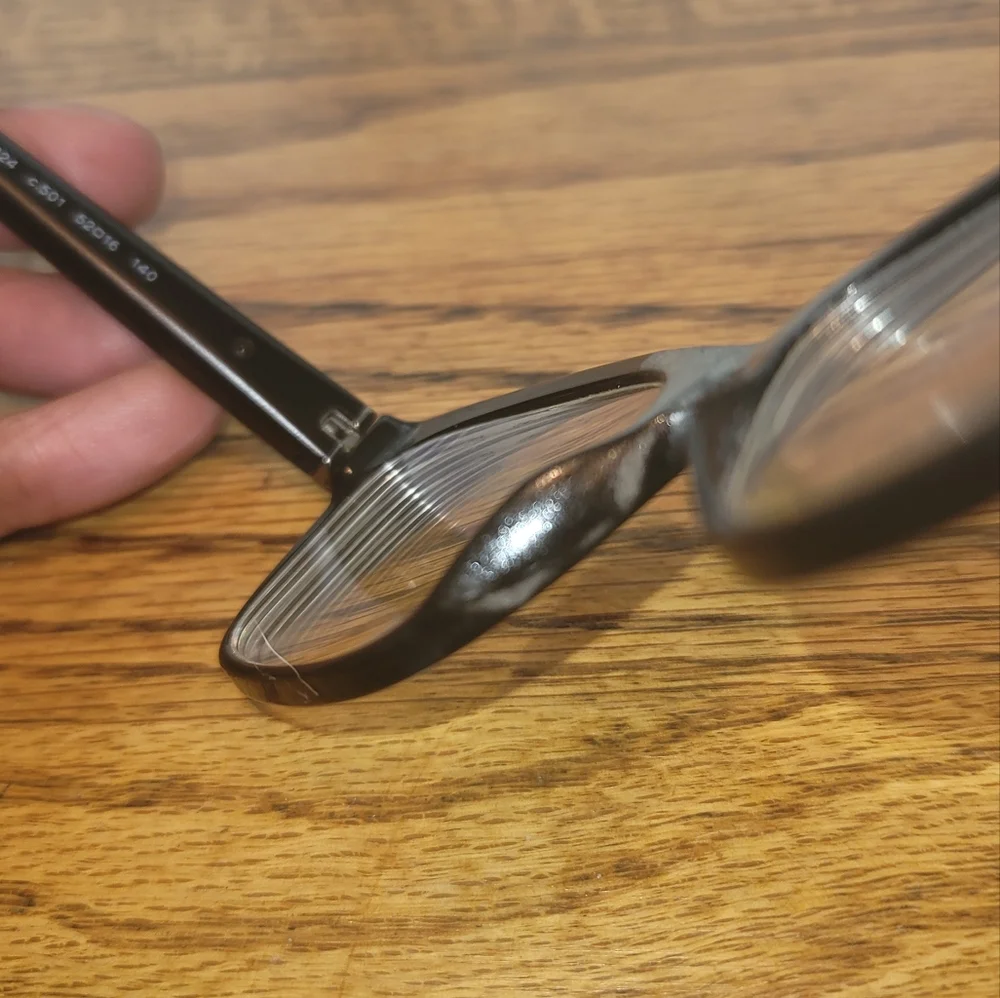 Chanel Iconic CC Signature Black Silver Pewter Optical Small Glasses Frame